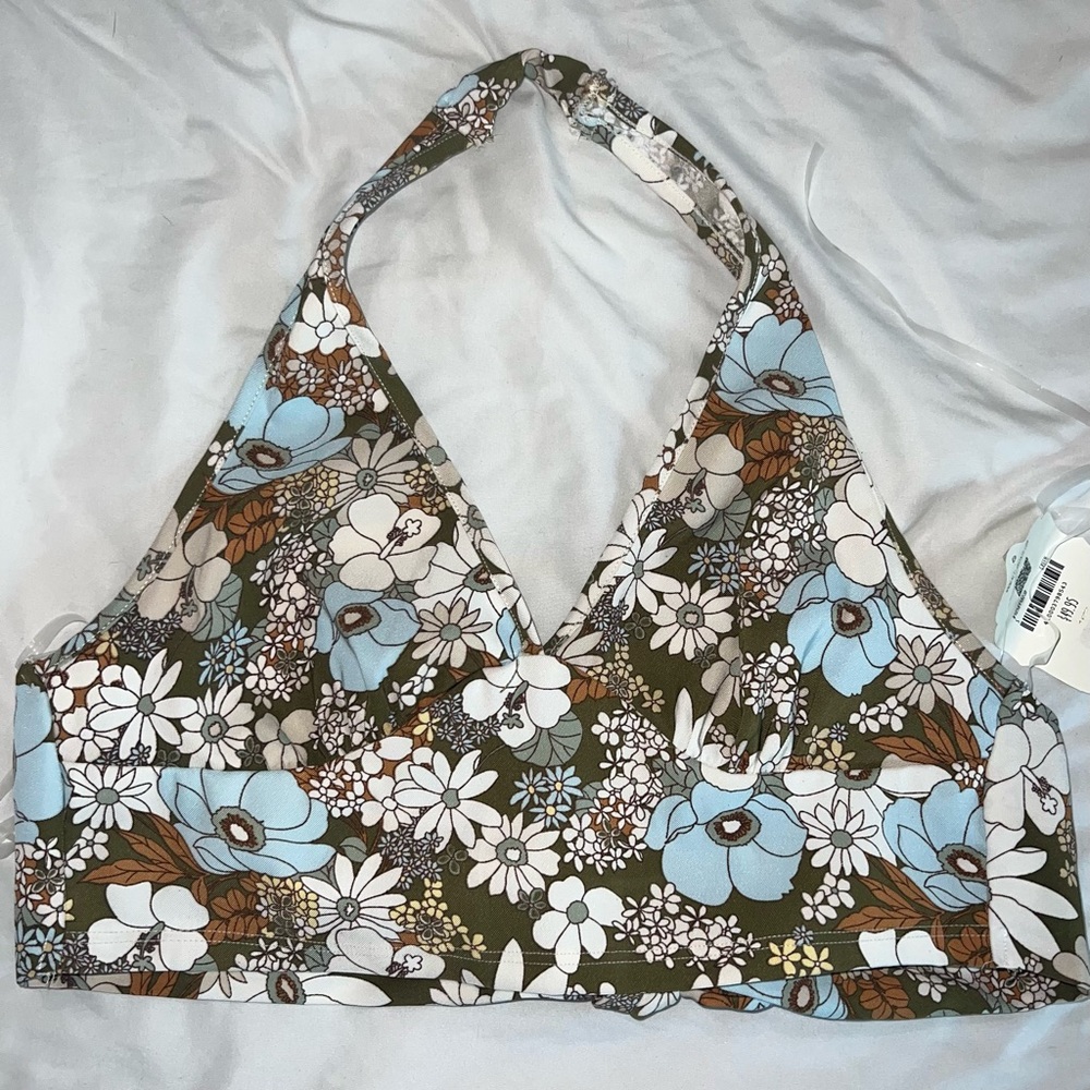 Altar'd State Halter Neck Floral Top